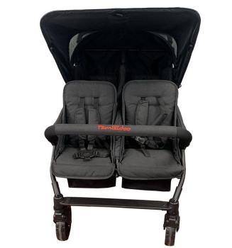 Familidoo Krippenwagen Vierlingsbuggy-Lidoo Star, schwarz