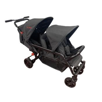 Familidoo 3 Sitzer Krippenwagen- Lidoo 3 BB+, schwarz, mit Ergondrive-Lenker
