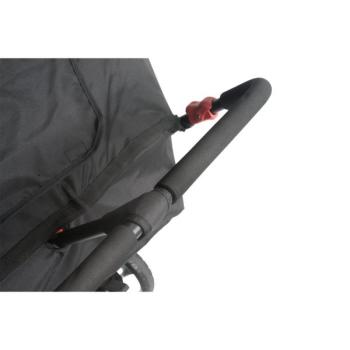 Kinderwagen 3-Sitzer Linea Quard Sport, schwarz/rot