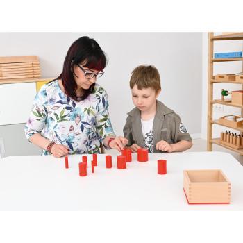 Montessori Farbige Zylinder, 4er Set