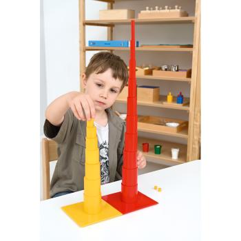 Montessori Farbige Zylinder, 4er Set