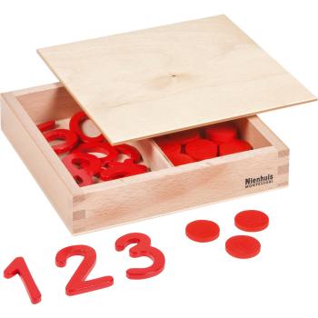 Montessori Ziffern und Chips