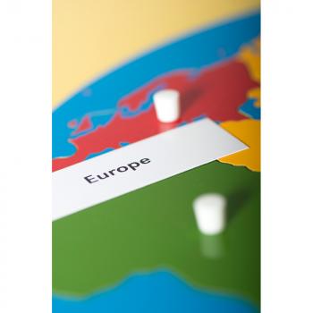 Montessori Puzzlekarte - Welt und ihre Kontinente