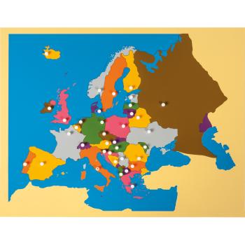 Montessori Puzzlekarte - Europa