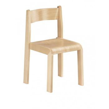 Stuhl Alan 5 mit Kunststoffgleitern, Sitzhöhe 43 cm