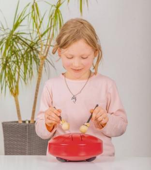 TONGO-GO Stahlzungentrommel 8" Mini, rot