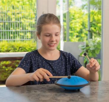 TONGO-GO Stahlzungentrommel 6“ Pocket, blau