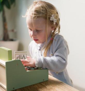 Dantoy - Kasse aus Holz, 17 Teile