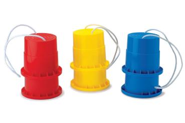 Laufdolli Set mit Halteschnur, 3 Paar