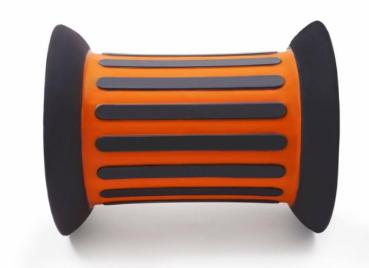 Rolle ohne Sand, orange