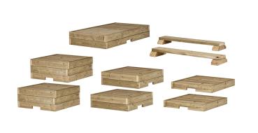 Outdoor - Podest-Komplettset