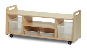 Natura Staffeleiwagen für 4-Malplätze, hoch