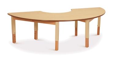 Natura Tisch U-förmig, 163 x 56 cm, hvst. 32-53 cm