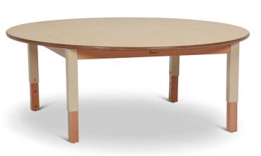 Natura Tisch gross, rund, Ø 120 cm, hvst. 32-53 cm