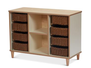 Natura Kommode, 8 Körbe, H 70 cm