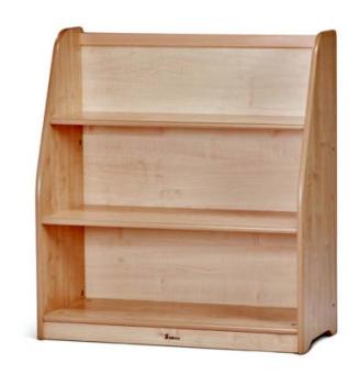 Natura Regal, mit Spiegelrückwand, 3 Fachböden, H 100 cm