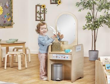 Natura Hygieneregal mit Spiegel