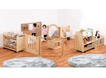 Natura Kleinkind Spielbereich-Set, mit Behältern