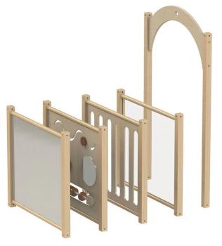 Klein-Trennwand, 5er-Set