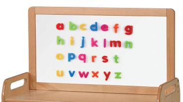 Natura Aufsatz-Whiteboard, für B 90 cm