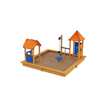 Quadro H Sandkasten mit Häuschen