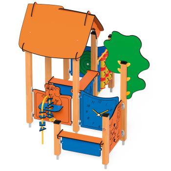 Quadro H Baby Häuschen mit Uhr 12319