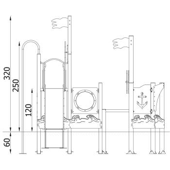 Quadro Me Piratenschiff
