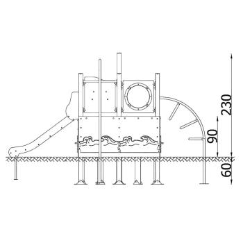 Quadro Rc Schiff 12512 mit Rutschstange