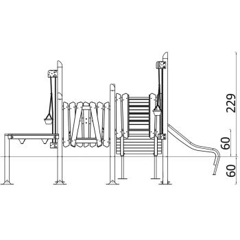 Robinio Sandspielanlage