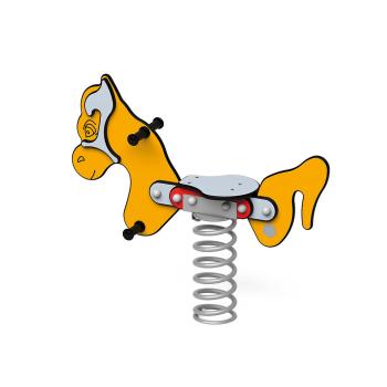 Federwippe Pferd, Beton-Bodenanker