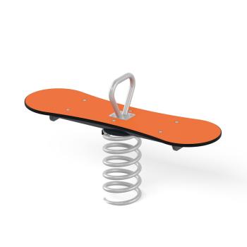 Federwippe Skateboard, Beton-Bodenanker