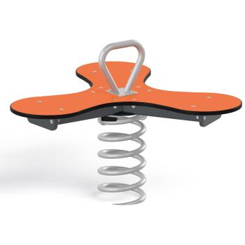 Federwippe 3er-Board, Beton-Bodenanker