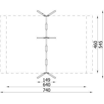 Quadro H Simple 3er-Schaukel - Gestell