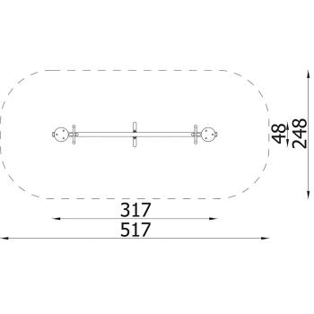 Bogenwippe, Edelstahl