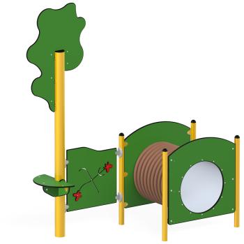 Dino Tunnel mit Baum