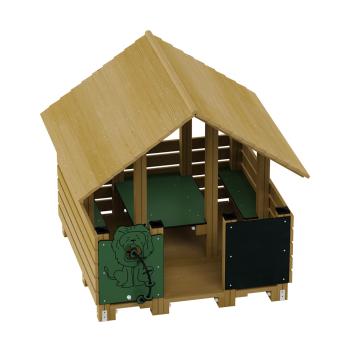 Terra Häuschen mit Sitzgelegenheit