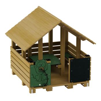 Terra Häuschen mit Sitzgelegenheit