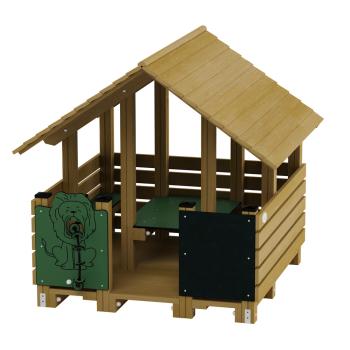 Terra Häuschen mit Sitzgelegenheit