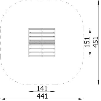 Terra Häuschen, geschlossen