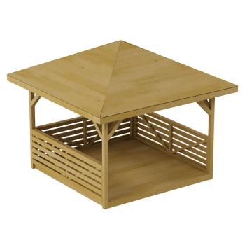 Terra Pavillon, mit Boden