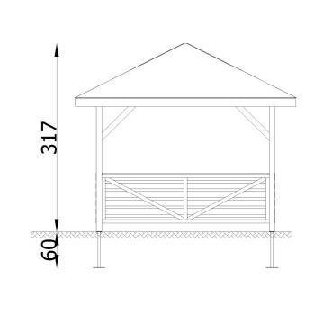 Terra Pavillon, ohne Boden