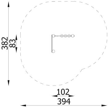 Orbis H Tic-Tac-Toe-Spiel mit Malwand