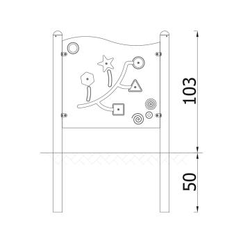 Milo Spielwand Schiebespiel