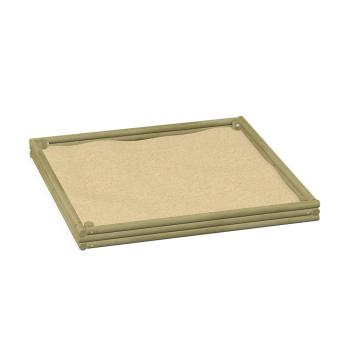 Sandkasten aus Rundholz 3x3m