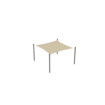 Sonnensegel 3x3, Metallpfosten