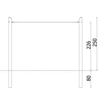 Sonnensegel Robinio 3x3