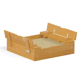 Sandkasten mit Sitzbank, 1,5 x 1,2 m