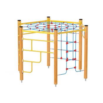 Klettersechseck, Holzpfosten