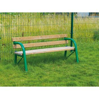 Sitzbank mit Stahlprofil