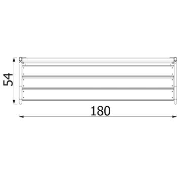 Sitzbank E01, festmontiert